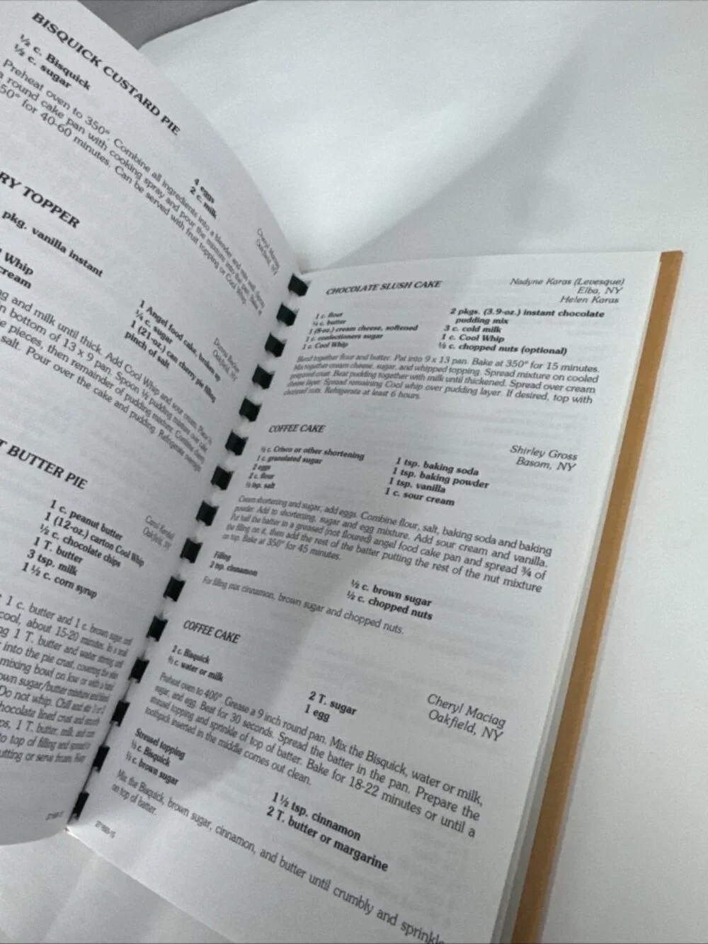 2015 St Padre Pio Parish Cookbook Oakfield New York